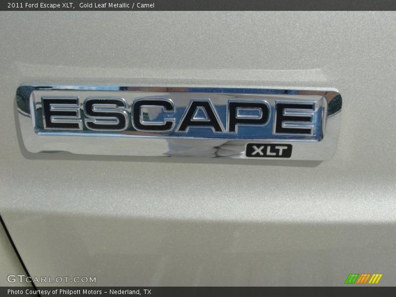 Gold Leaf Metallic / Camel 2011 Ford Escape XLT