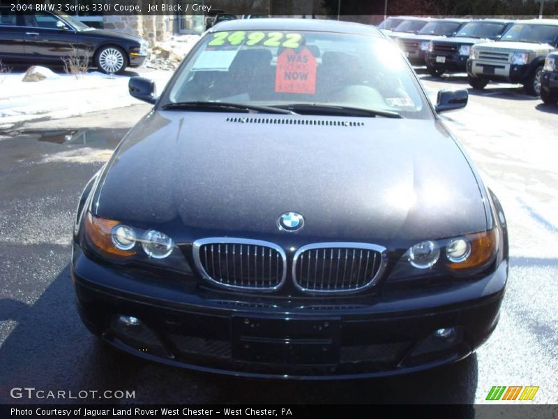 Jet Black / Grey 2004 BMW 3 Series 330i Coupe