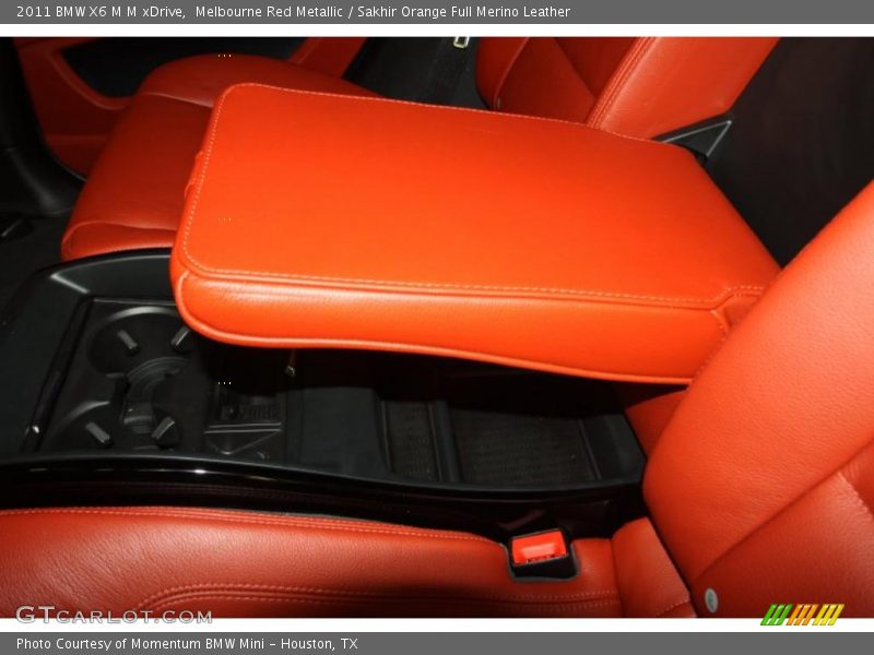 Melbourne Red Metallic / Sakhir Orange Full Merino Leather 2011 BMW X6 M M xDrive