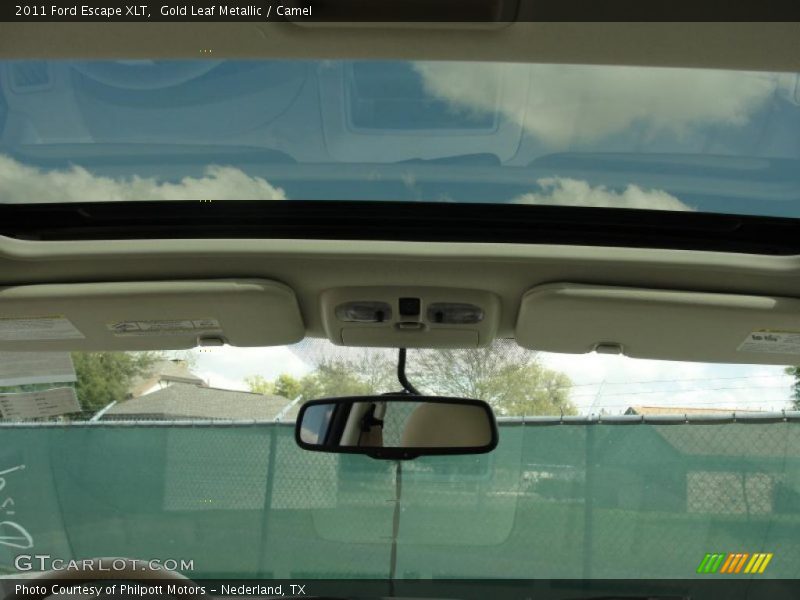 Gold Leaf Metallic / Camel 2011 Ford Escape XLT