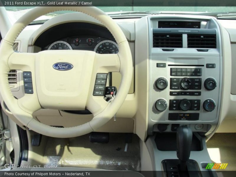 Gold Leaf Metallic / Camel 2011 Ford Escape XLT