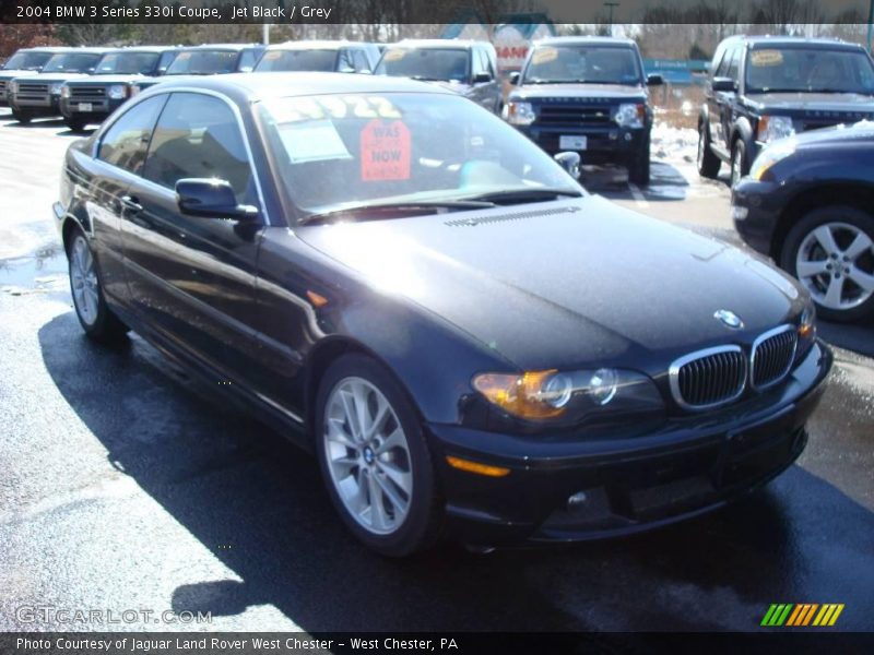 Jet Black / Grey 2004 BMW 3 Series 330i Coupe