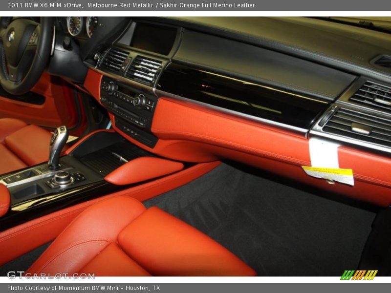 Melbourne Red Metallic / Sakhir Orange Full Merino Leather 2011 BMW X6 M M xDrive