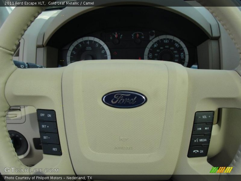 Gold Leaf Metallic / Camel 2011 Ford Escape XLT