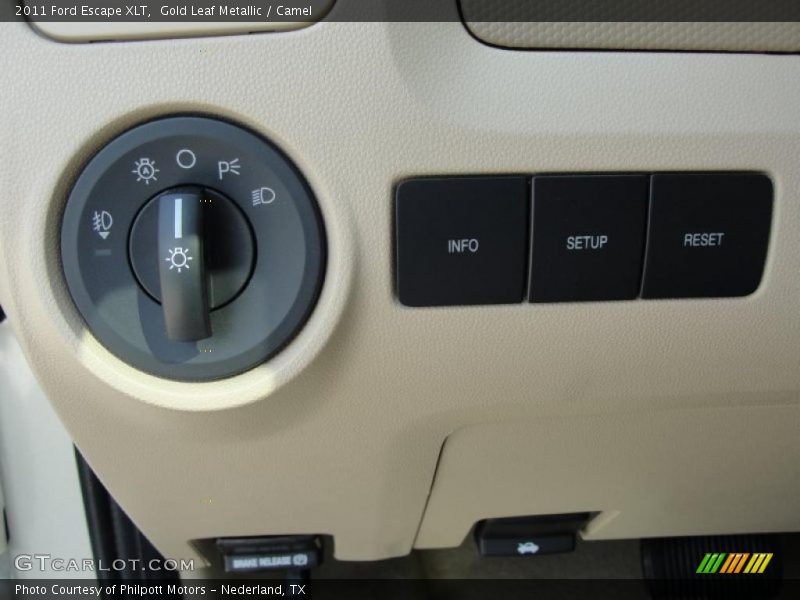 Gold Leaf Metallic / Camel 2011 Ford Escape XLT