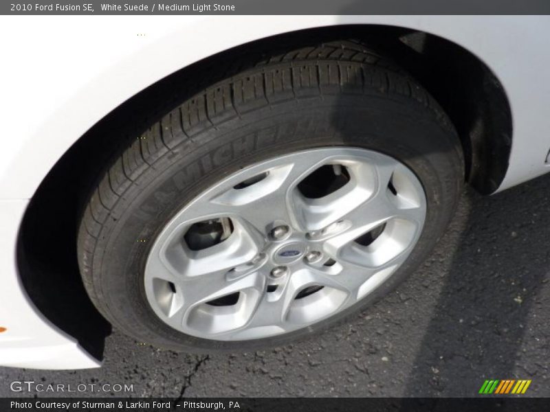 White Suede / Medium Light Stone 2010 Ford Fusion SE
