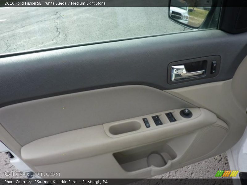 White Suede / Medium Light Stone 2010 Ford Fusion SE