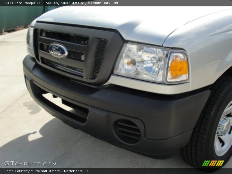 Silver Metallic / Medium Dark Flint 2011 Ford Ranger XL SuperCab