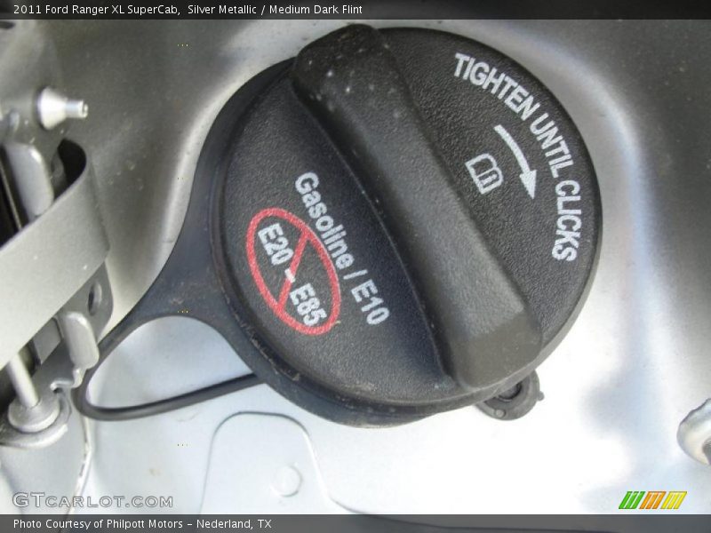 Silver Metallic / Medium Dark Flint 2011 Ford Ranger XL SuperCab