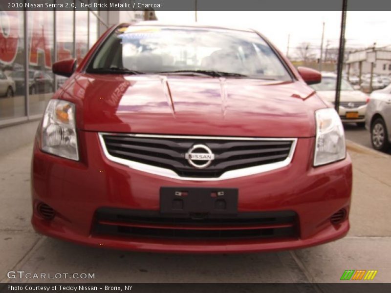 Red Brick Metallic / Charcoal 2010 Nissan Sentra 2.0