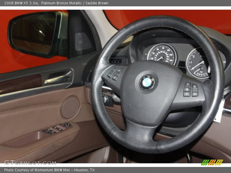Platinum Bronze Metallic / Saddle Brown 2008 BMW X5 3.0si