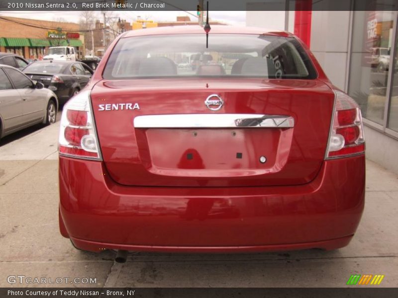 Red Brick Metallic / Charcoal 2010 Nissan Sentra 2.0