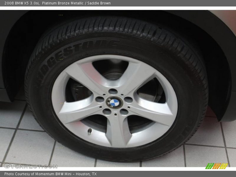 Platinum Bronze Metallic / Saddle Brown 2008 BMW X5 3.0si