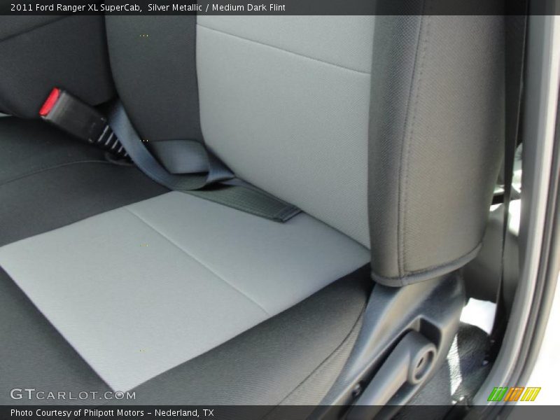 Silver Metallic / Medium Dark Flint 2011 Ford Ranger XL SuperCab