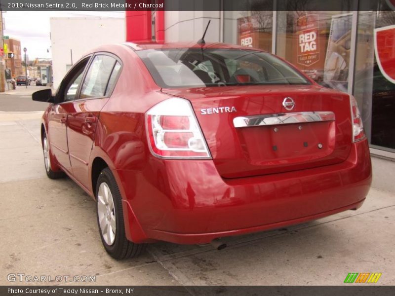 Red Brick Metallic / Charcoal 2010 Nissan Sentra 2.0