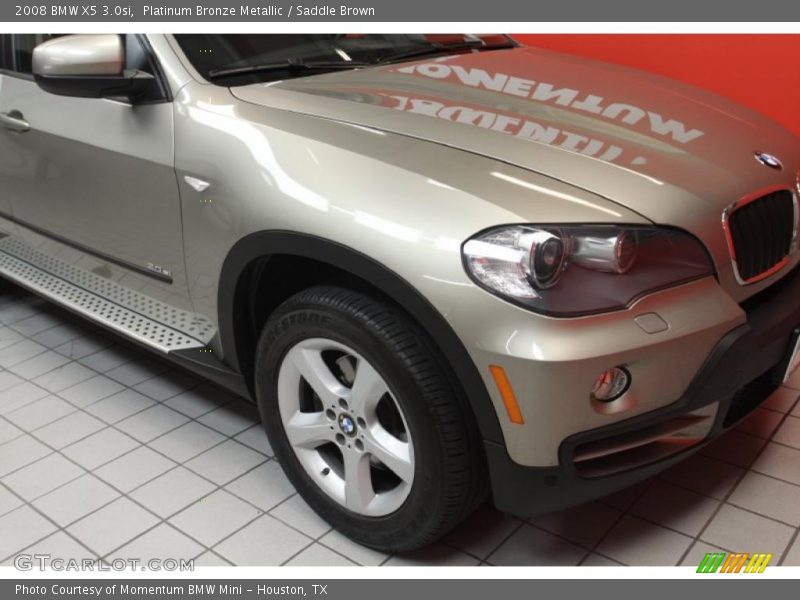Platinum Bronze Metallic / Saddle Brown 2008 BMW X5 3.0si