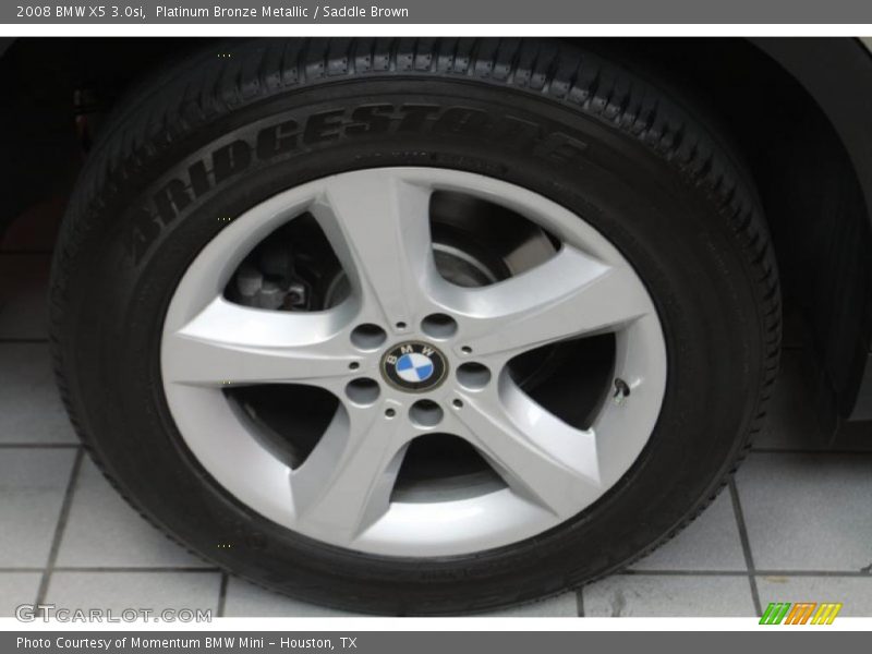 Platinum Bronze Metallic / Saddle Brown 2008 BMW X5 3.0si