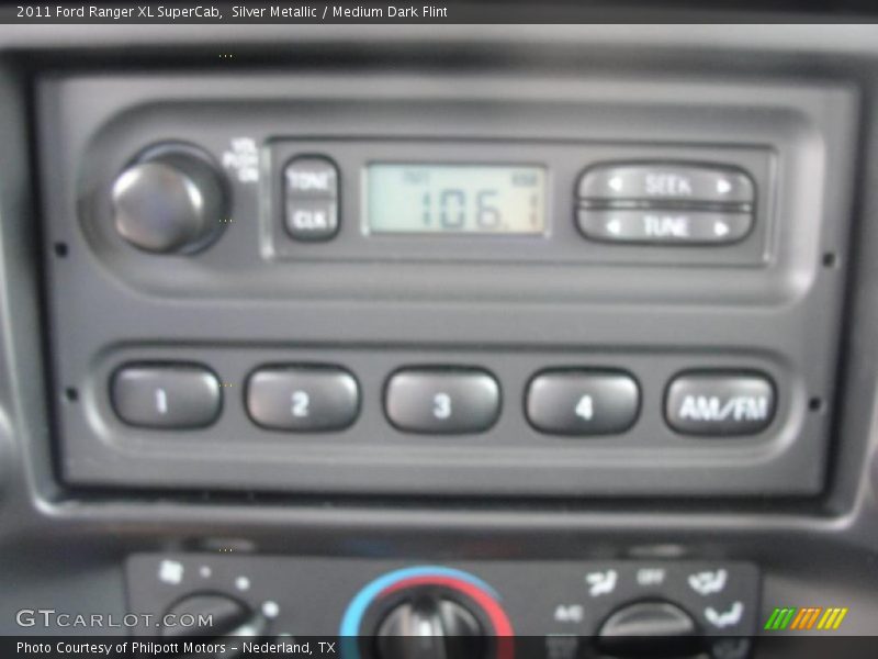 Silver Metallic / Medium Dark Flint 2011 Ford Ranger XL SuperCab