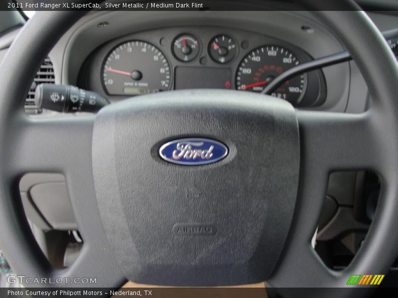 Silver Metallic / Medium Dark Flint 2011 Ford Ranger XL SuperCab