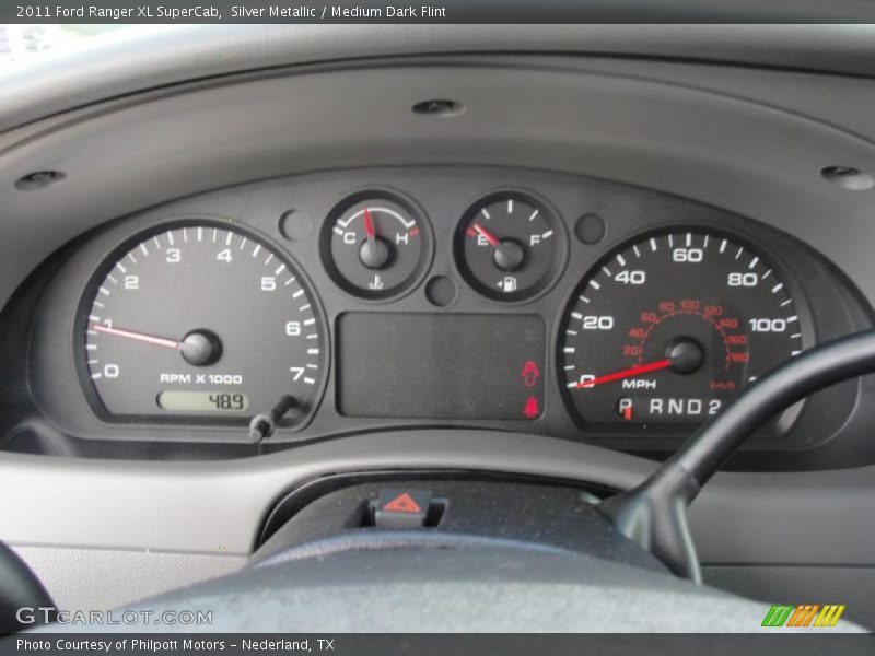  2011 Ranger XL SuperCab XL SuperCab Gauges
