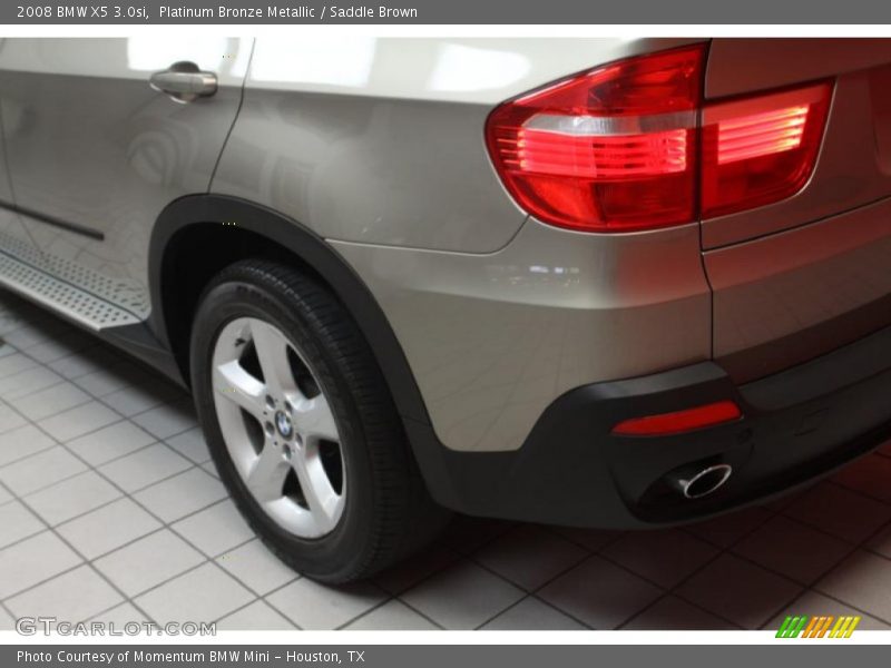 Platinum Bronze Metallic / Saddle Brown 2008 BMW X5 3.0si