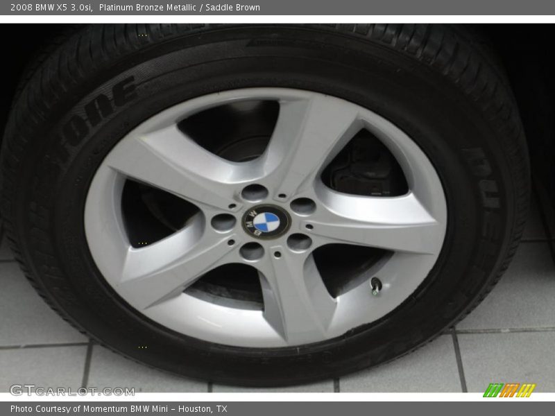 Platinum Bronze Metallic / Saddle Brown 2008 BMW X5 3.0si