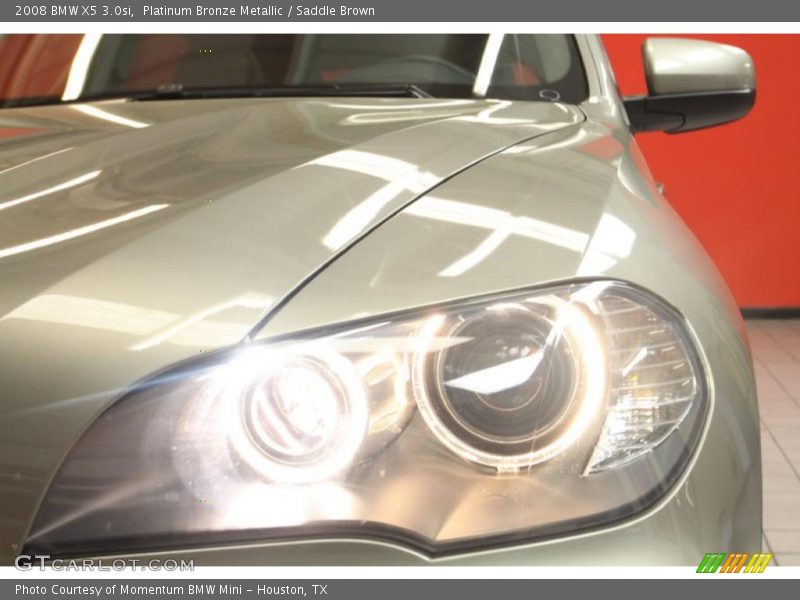 Platinum Bronze Metallic / Saddle Brown 2008 BMW X5 3.0si