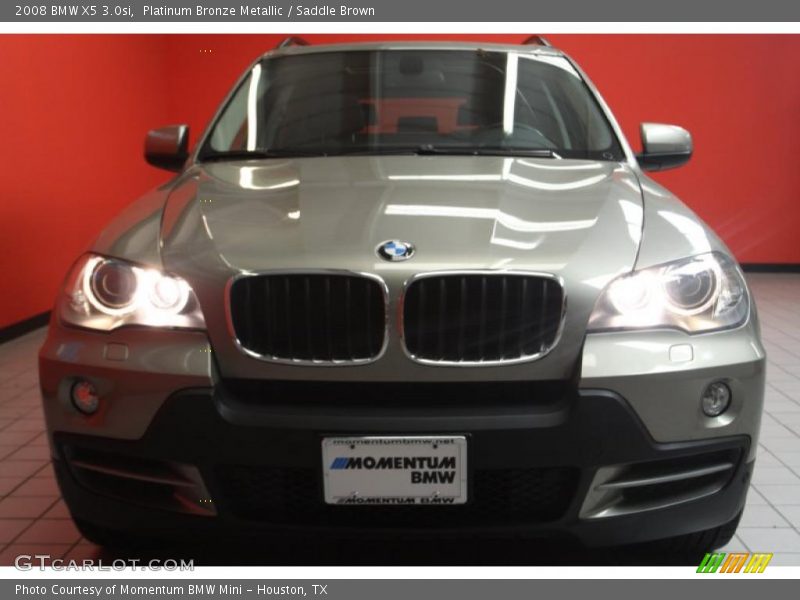 Platinum Bronze Metallic / Saddle Brown 2008 BMW X5 3.0si