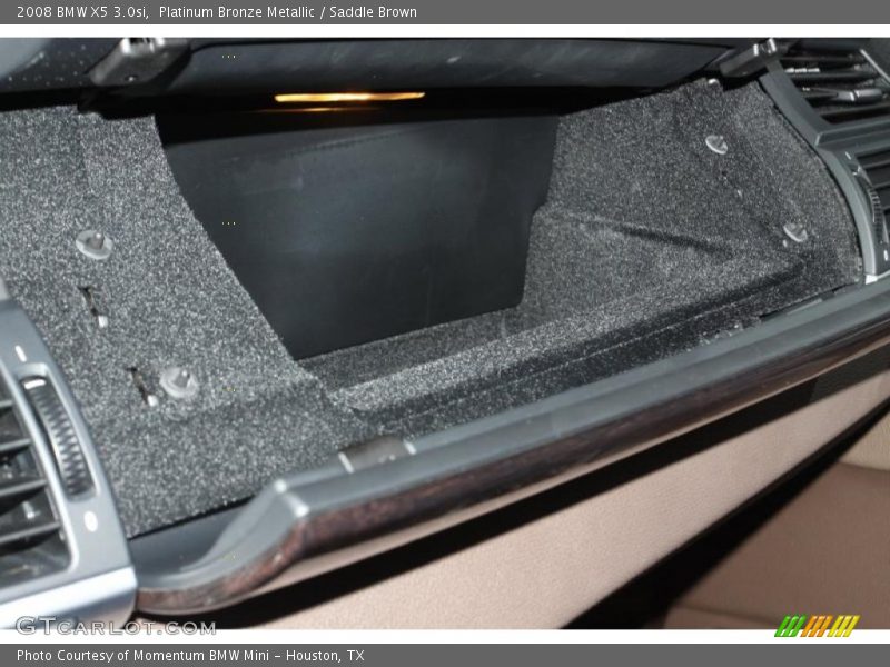 Platinum Bronze Metallic / Saddle Brown 2008 BMW X5 3.0si