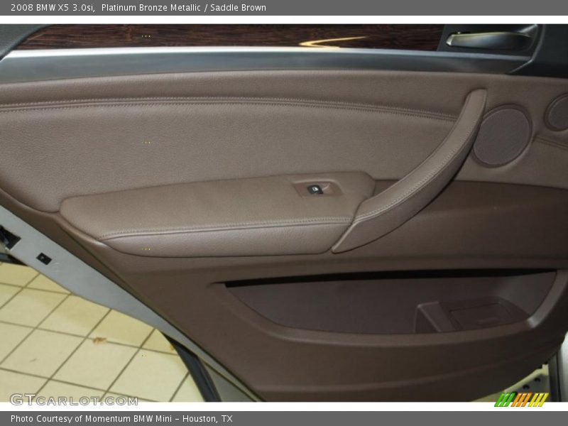 Platinum Bronze Metallic / Saddle Brown 2008 BMW X5 3.0si