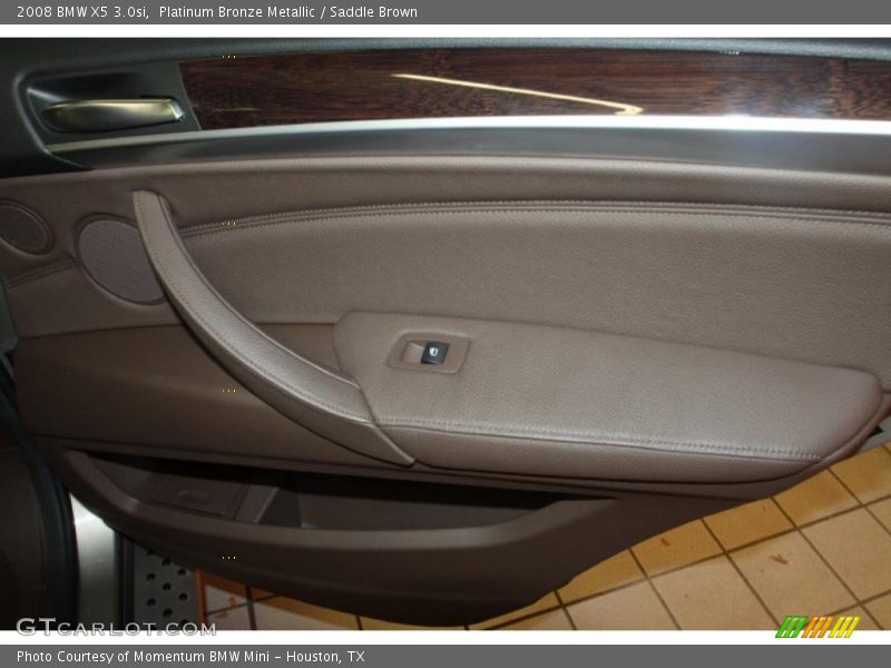 Platinum Bronze Metallic / Saddle Brown 2008 BMW X5 3.0si