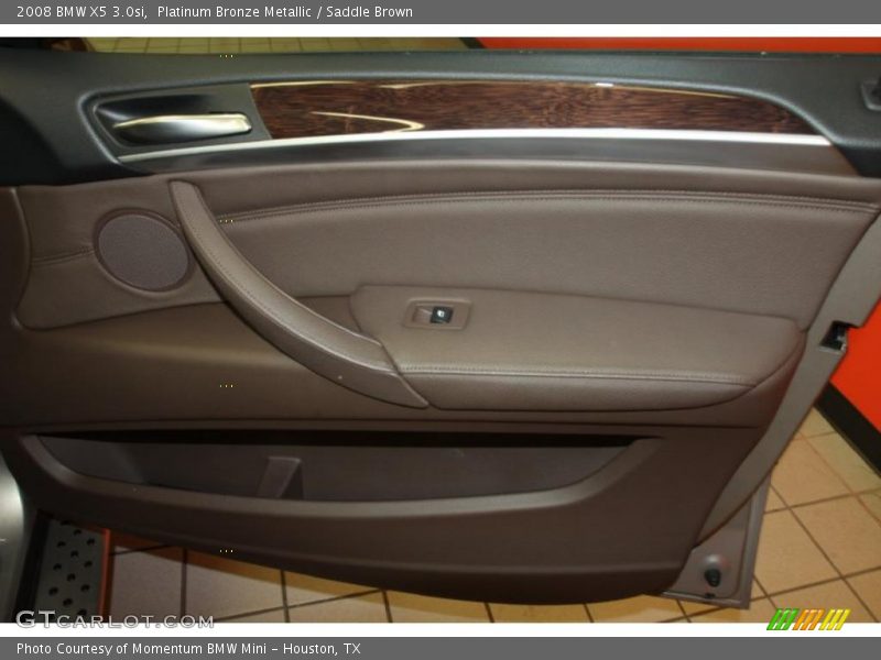 Platinum Bronze Metallic / Saddle Brown 2008 BMW X5 3.0si