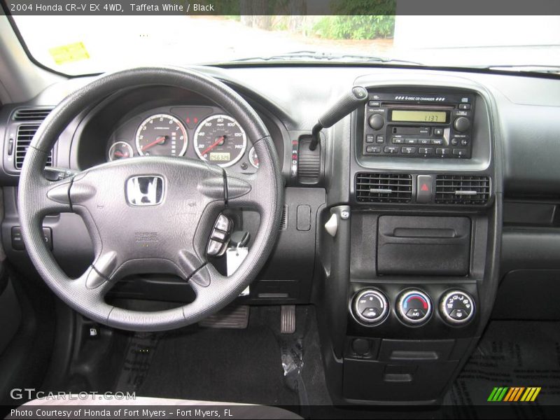 Taffeta White / Black 2004 Honda CR-V EX 4WD