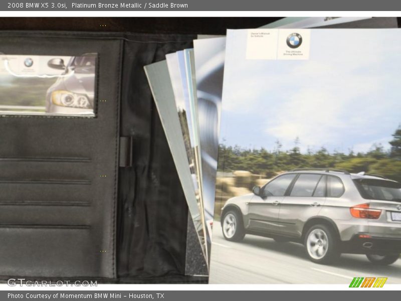 Platinum Bronze Metallic / Saddle Brown 2008 BMW X5 3.0si