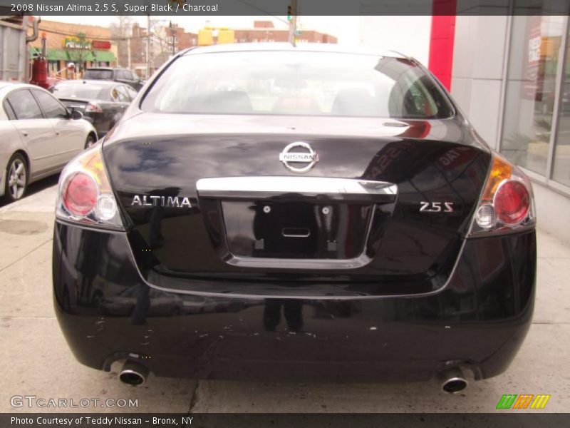 Super Black / Charcoal 2008 Nissan Altima 2.5 S