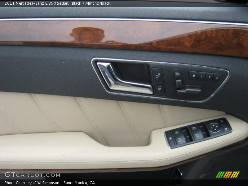 Black / Almond/Black 2011 Mercedes-Benz E 350 Sedan