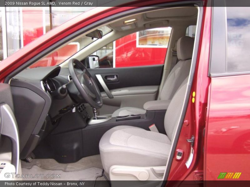  2009 Rogue SL AWD Gray Interior