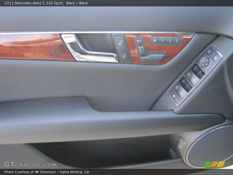 Black / Black 2011 Mercedes-Benz C 300 Sport