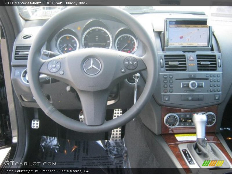 Black / Black 2011 Mercedes-Benz C 300 Sport