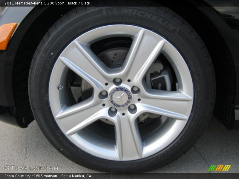 Black / Black 2011 Mercedes-Benz C 300 Sport