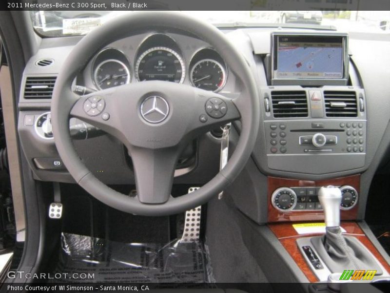 Black / Black 2011 Mercedes-Benz C 300 Sport