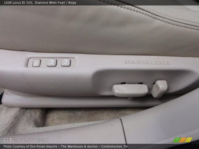 Diamond White Pearl / Beige 1998 Lexus ES 300