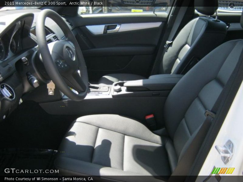 Arctic White / Black 2011 Mercedes-Benz C 300 Sport