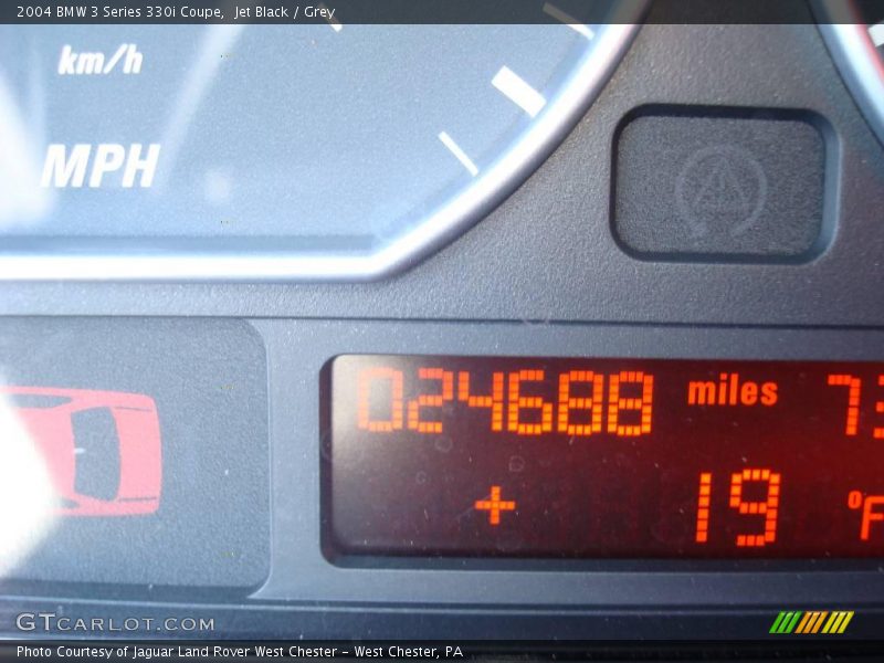 Jet Black / Grey 2004 BMW 3 Series 330i Coupe
