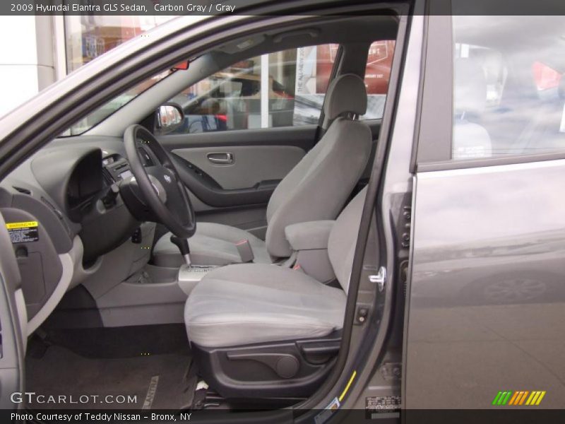 Carbon Gray / Gray 2009 Hyundai Elantra GLS Sedan