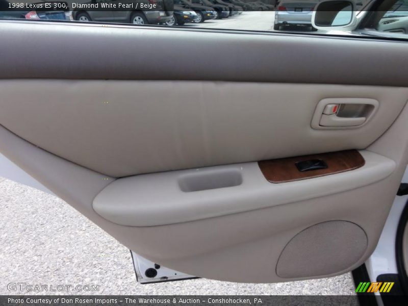 Diamond White Pearl / Beige 1998 Lexus ES 300