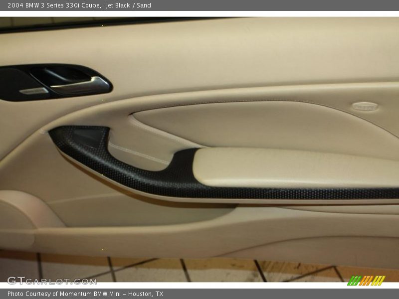 Jet Black / Sand 2004 BMW 3 Series 330i Coupe