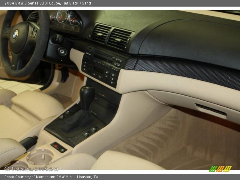 Jet Black / Sand 2004 BMW 3 Series 330i Coupe