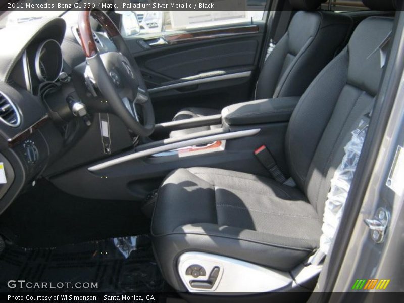 Palladium Silver Metallic / Black 2011 Mercedes-Benz GL 550 4Matic