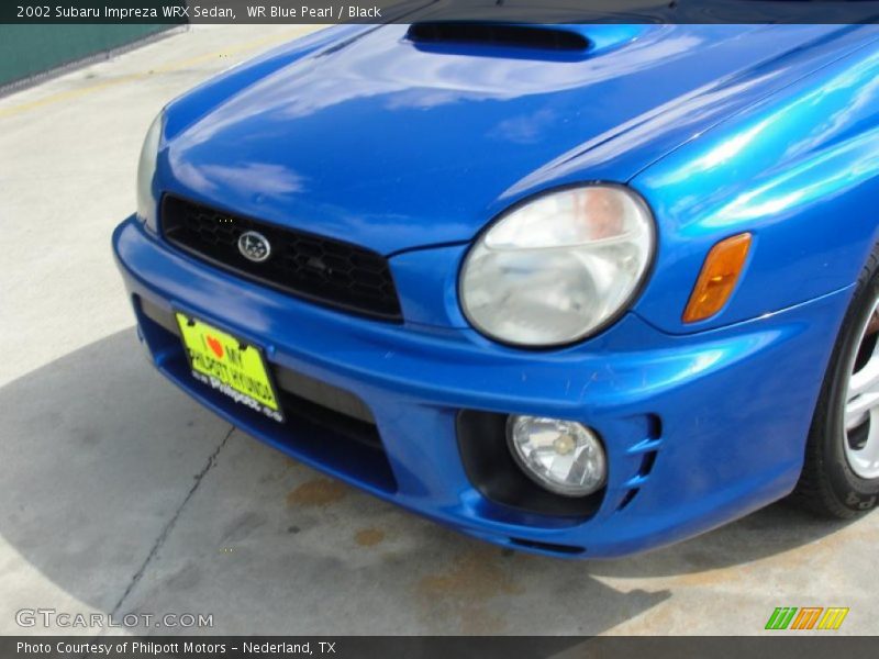 WR Blue Pearl / Black 2002 Subaru Impreza WRX Sedan